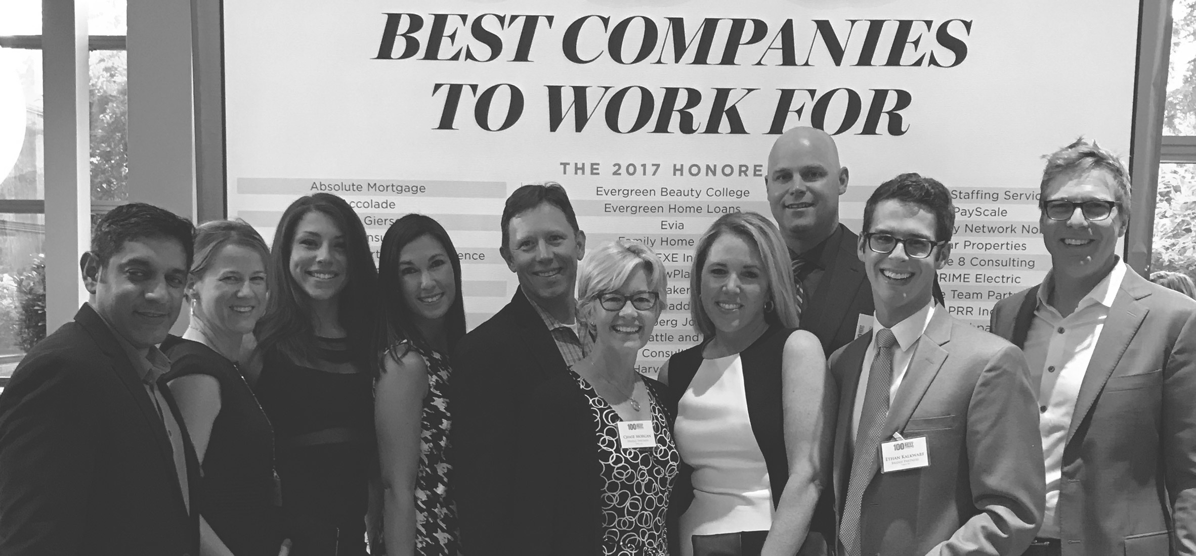 Bridge Partners Ranked One of Washington’s Ten Best Companies to Work For