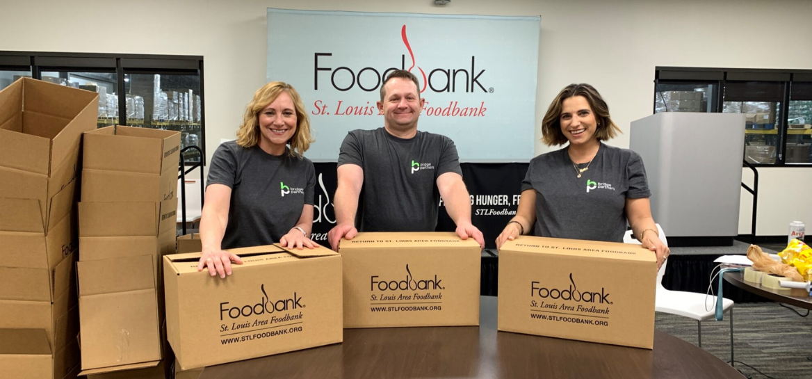 Bridge Partners Helps Stamp Out Hunger at the St. Louis Area Foodbank